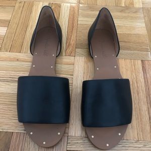 Madewell Thea Leather D’Orsay Sandal/Flat